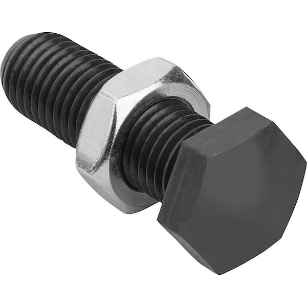 M16 x 60 mm Hex Machine Screw, Zinc Plated Steel